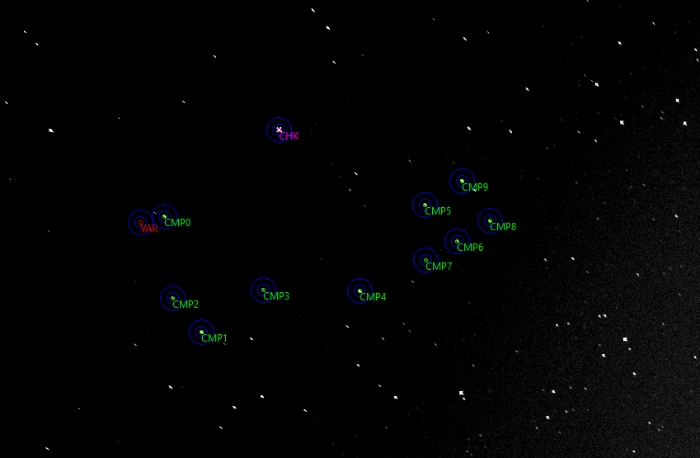 Chart - EF Boo, JD 2460561.28313