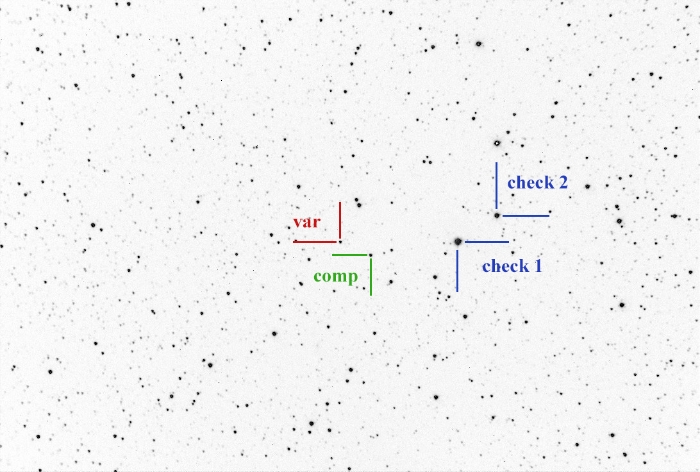 Chart - V1320 Cas, JD 2460922.30746