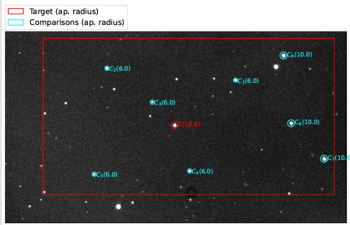 Chart - WASP-52, JD 2460999.23932