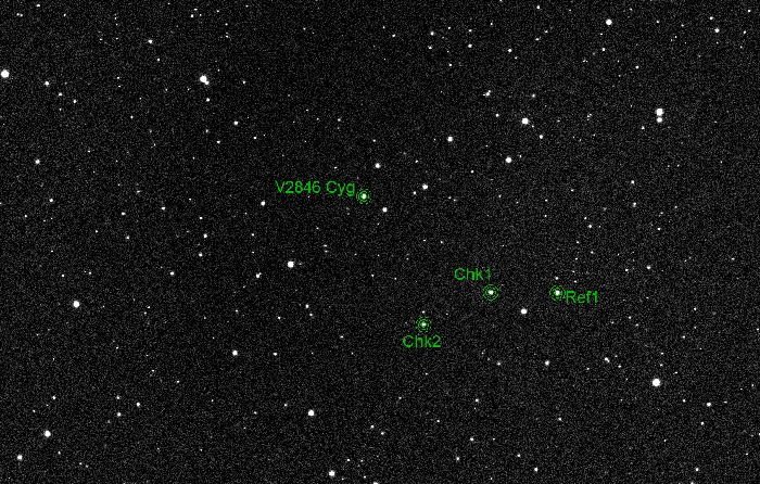 Chart - V2846 Cyg, JD 2460984.20998