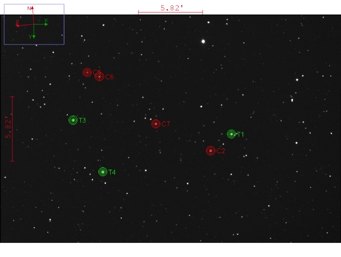 Chart - WASP-3, JD 2460112.67604