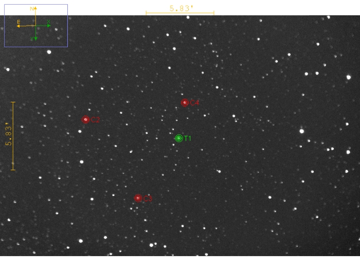 Chart - CoRoT-11, JD 2460831.76561