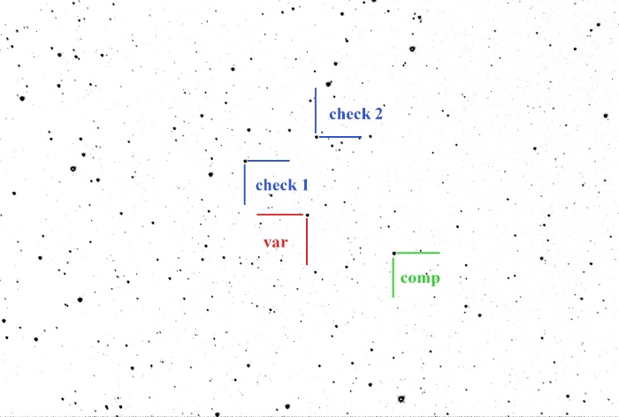 Chart - V0608 Cas, JD 2460894.34829