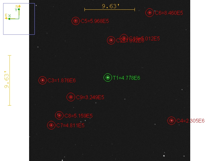 Chart - WASP-76, JD 2461021.56521