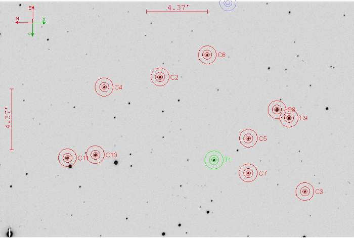 Chart - TOI-6141, JD 2460931.29555
