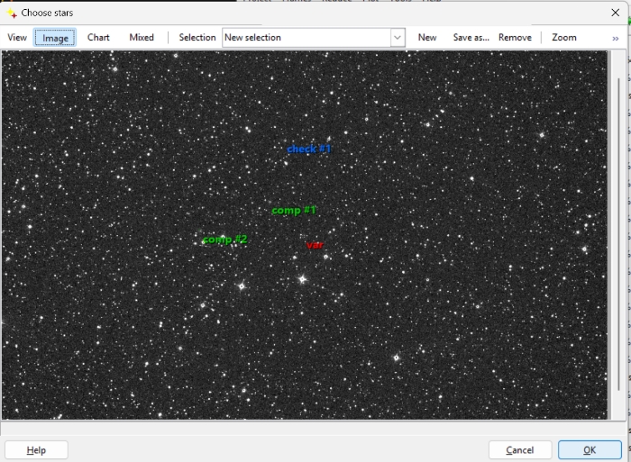 Chart - WASP-93, JD 2461025.33290