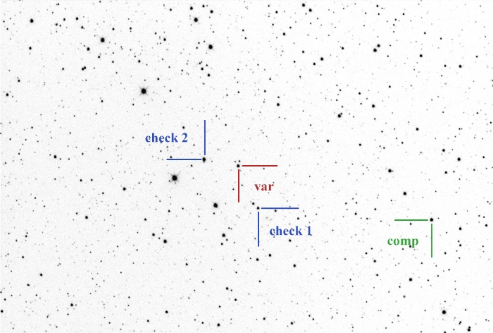 Chart - WASP-93, JD 2461036.29744
