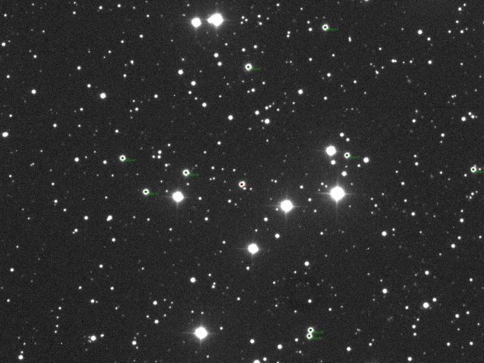 Chart - WASP-142, JD 2461084.67466