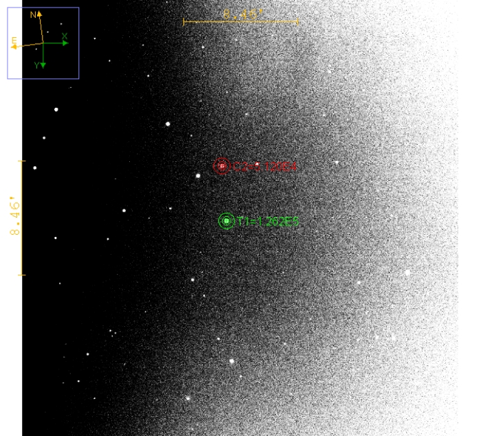 Chart - GJ 436, JD 2461099.33151