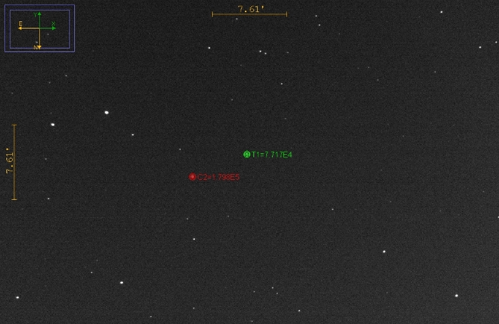 Chart - V0446 UMa, JD 2461110.56842