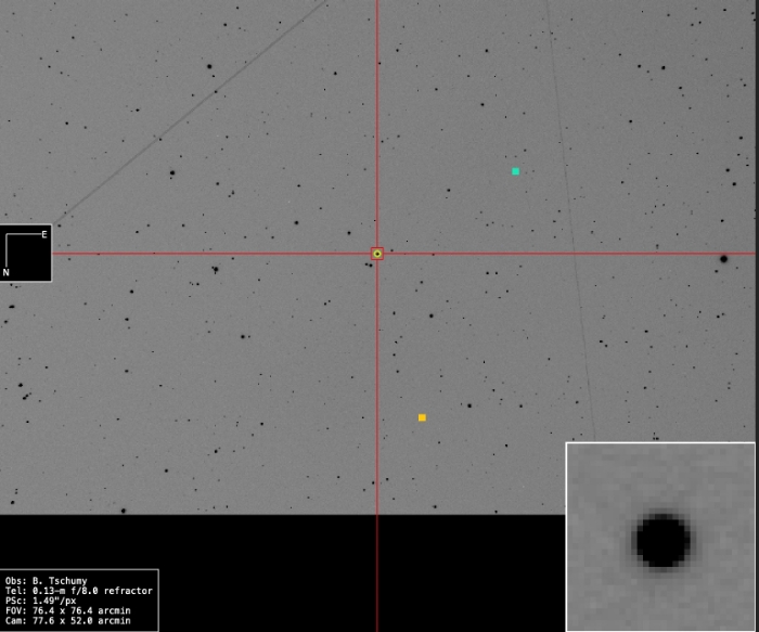 Chart - IW UMa, JD 2461118.58023