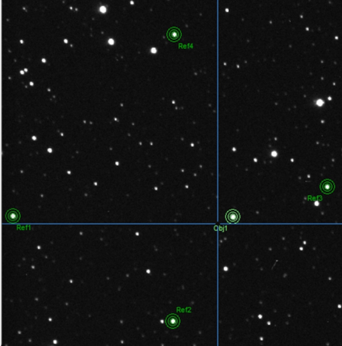 Chart - WASP-12, JD 2459635.28468