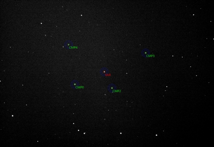 Chart - KELT-23 A, JD 2461117.28055
