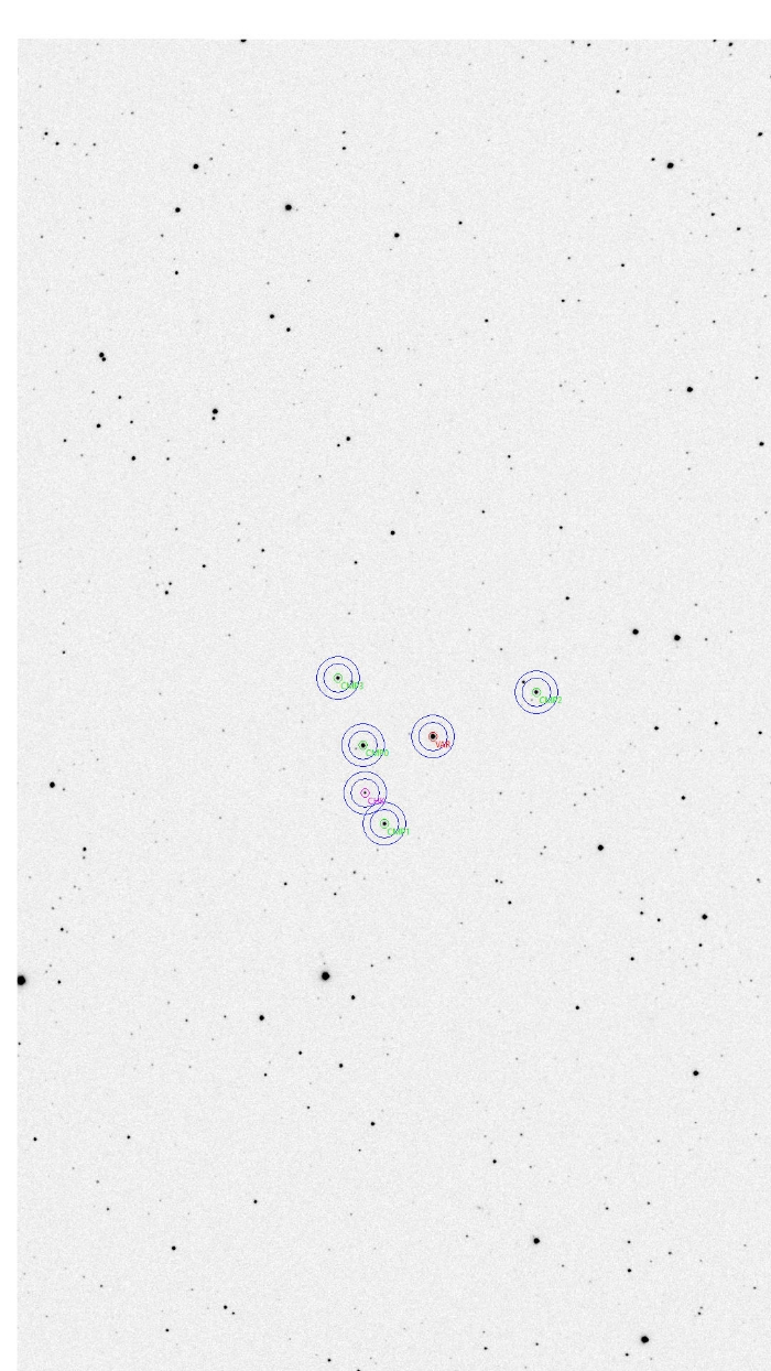 Chart - V0372 Dra, JD 2461106.55046