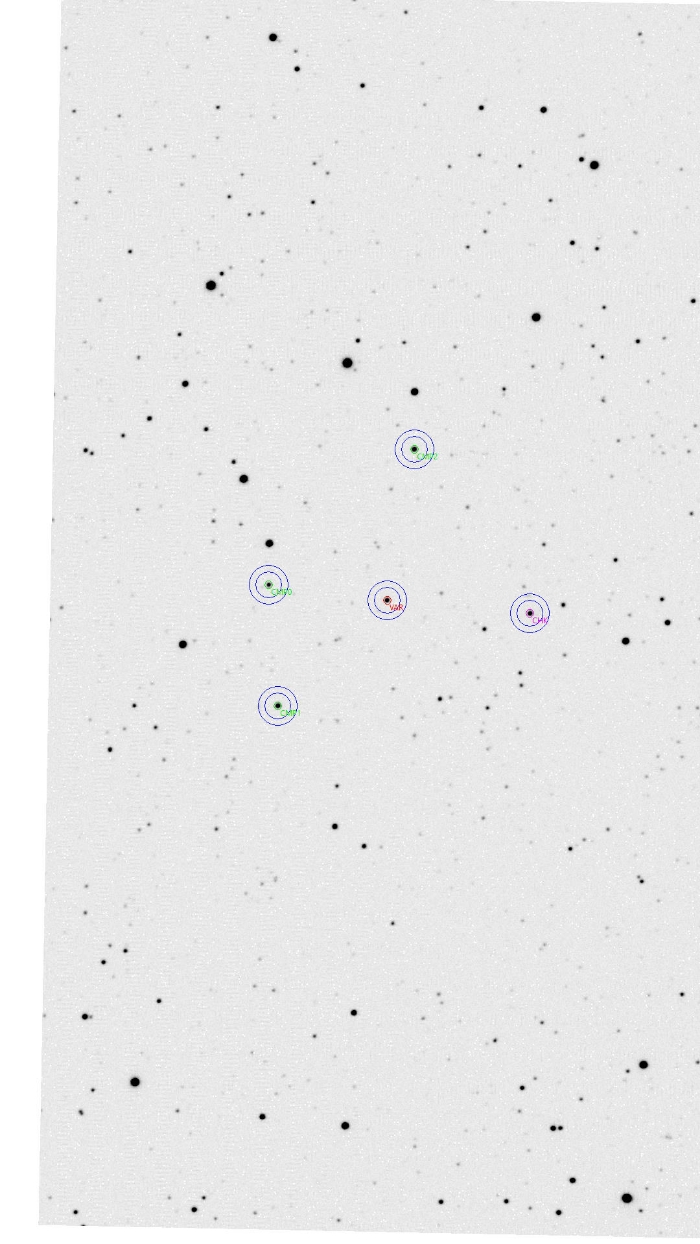 Chart - V0953 Cep, JD 2461060.20071