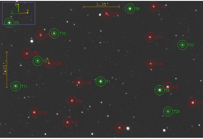 Chart - HAT-P-9, JD 2461102.28122