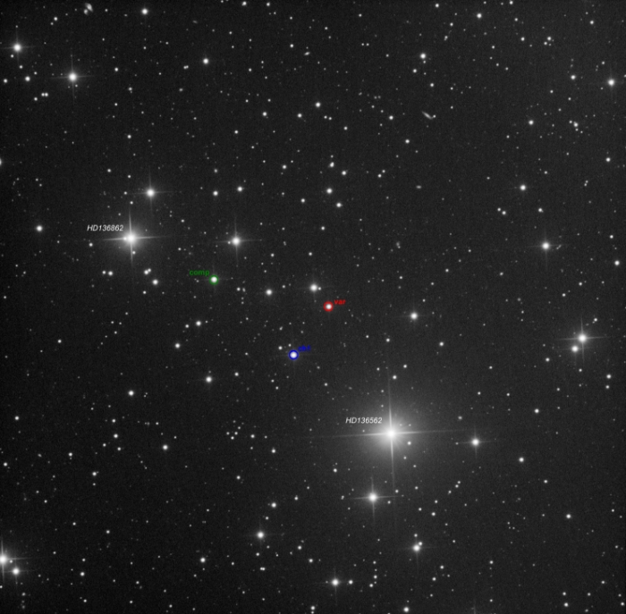 Chart - PS Boo, JD 2461137.29945