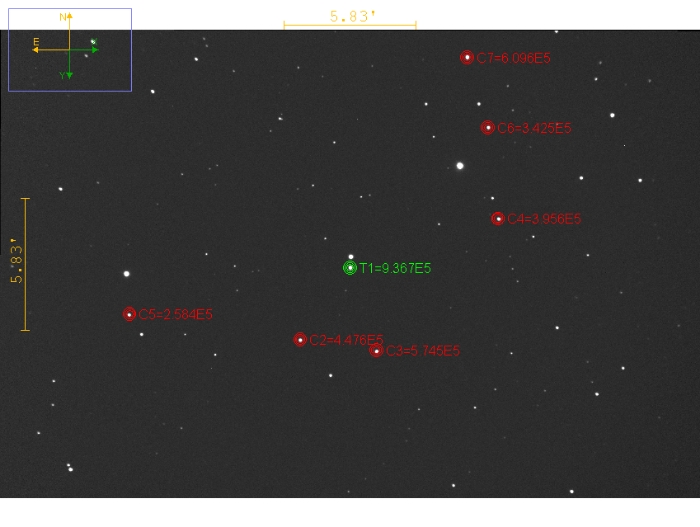 Chart - WASP-104, JD 2461145.64463