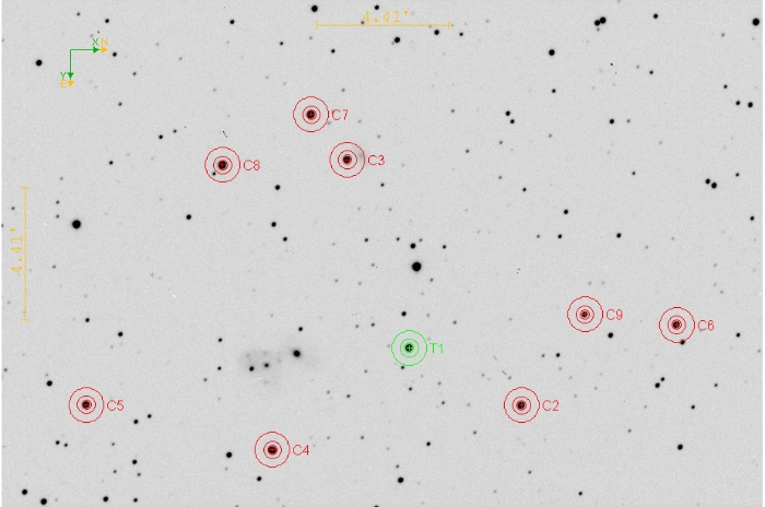 Chart - XO-5, JD 2461106.37524