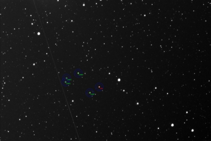 Chart - WASP-14, JD 2461154.30619