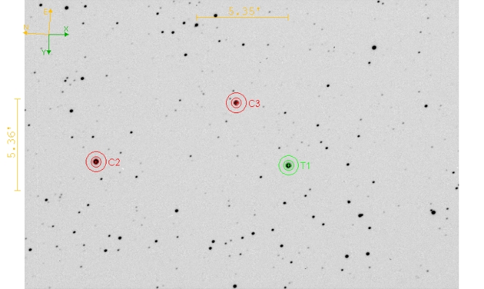 Chart - XO-7, JD 2461119.49860