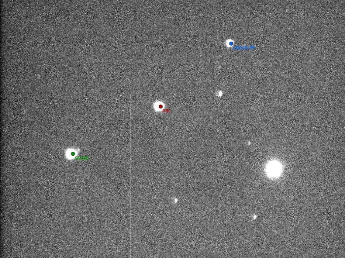 Chart - V0341 Dra, JD 2461160.35087