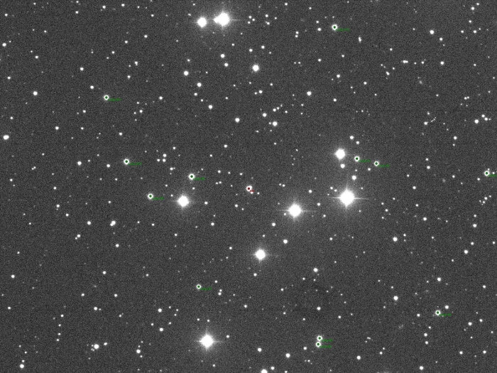 Chart - WASP-142, JD 2461080.56667