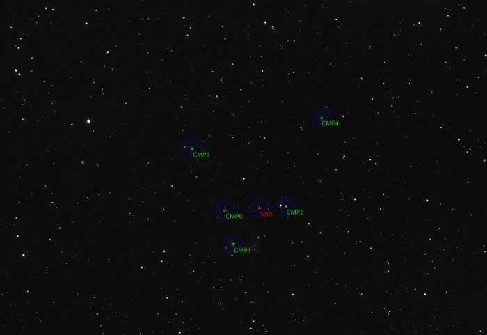 Chart - XO-5, JD 2461148.30395