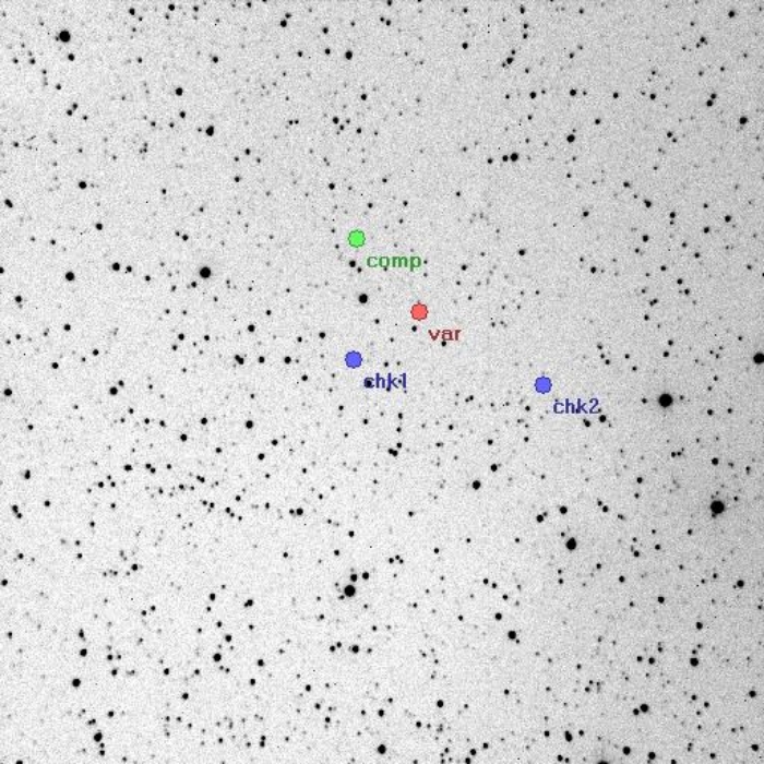 Chart - CL Aur, JD 2456004.25522
