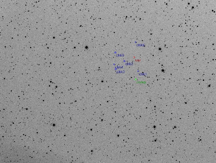 Chart - V1435 Her, JD 2456052.36955