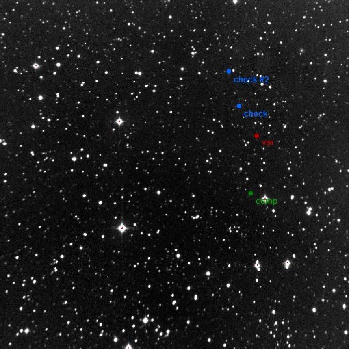 Chart - V2364 Cyg, JD 2456520.37012