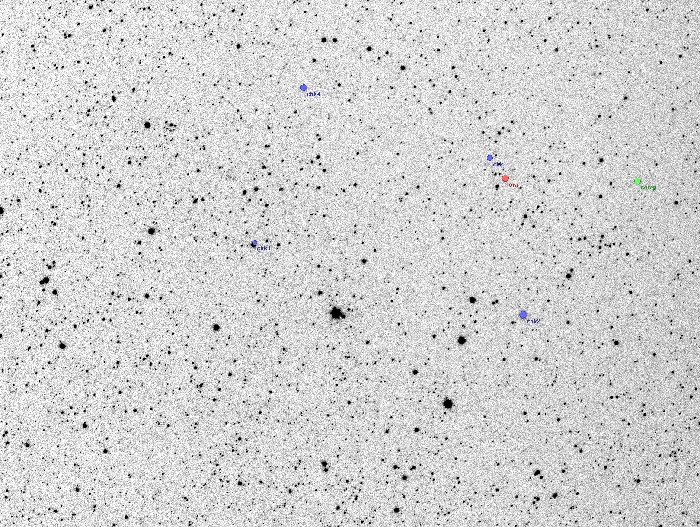 Chart - V0781 Tau, JD 2457782.40267