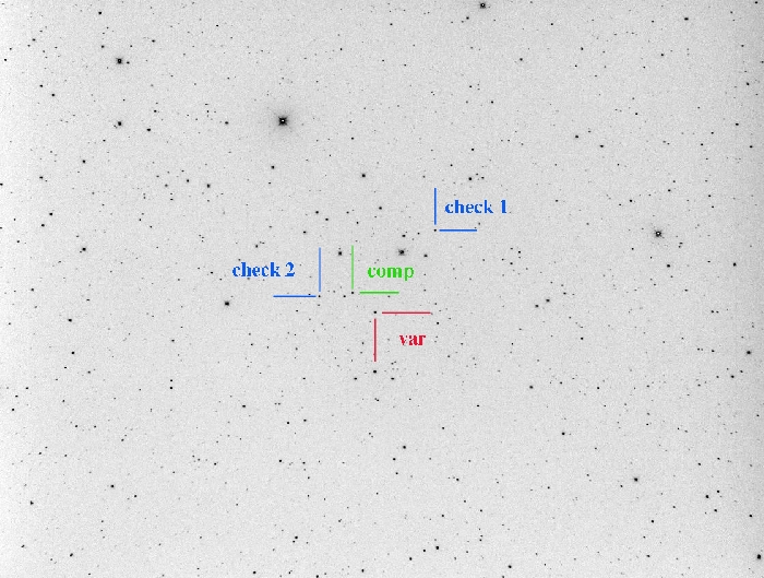 Chart - V1033 Her, JD 2458642.36084