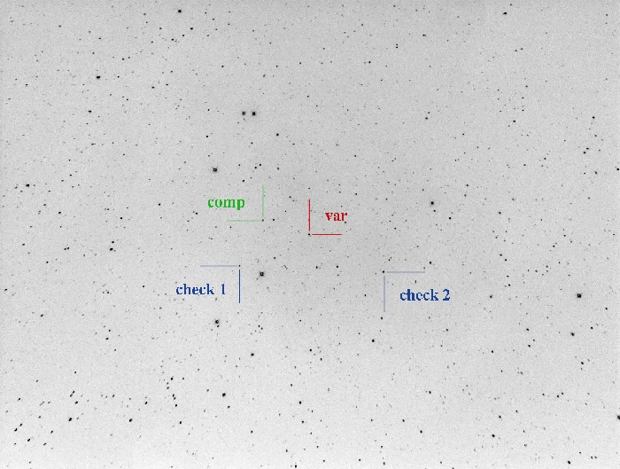 Chart - V0541 Cas, JD 2459035.37777