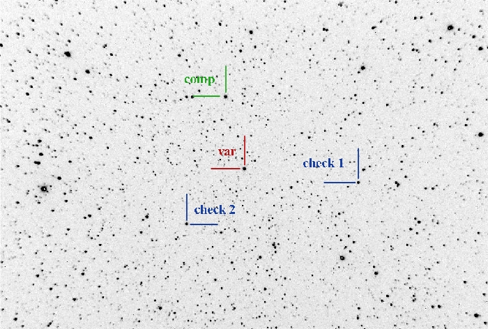 Chart - V0375 Cas, JD 2459115.26073