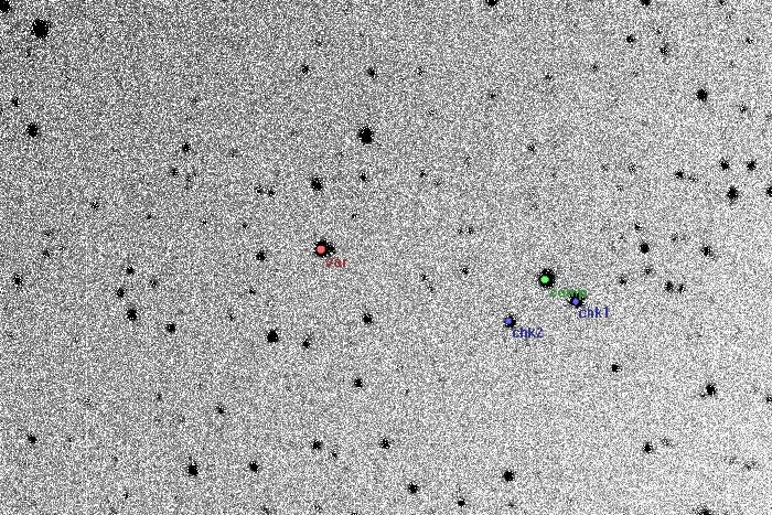 Chart - V Sge, JD 2453518.41175