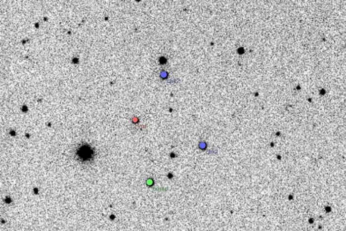 Chart - XZ Cnc, JD 2454174.25776