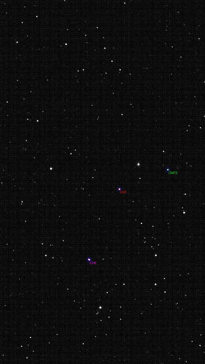 Chart - V0382 Cyg, JD 2461229.43422