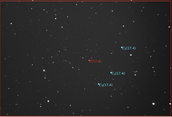 Chart - TrES-3, JD 2461231.43248