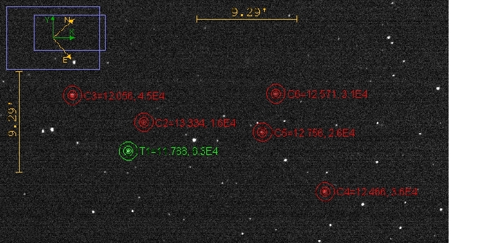 Chart - WASP-52, JD 2461235.43433