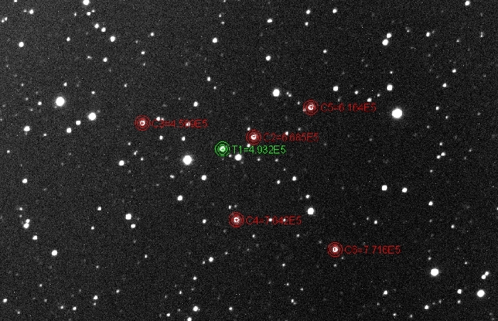 Chart - WASP-135, JD 2461241.38493