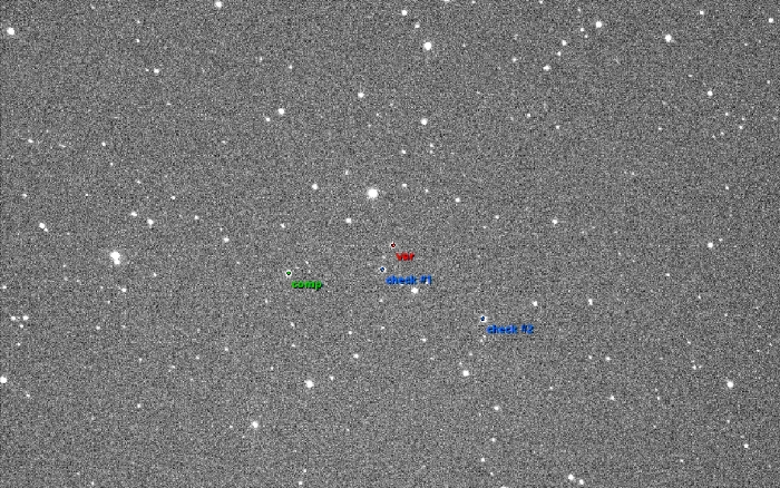 Chart - WASP-135, JD 2461227.40765