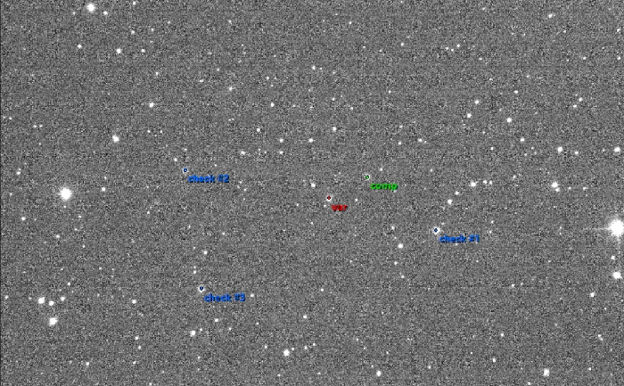 Chart - TrES-3, JD 2461231.40547