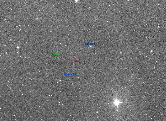 Chart - WASP-52, JD 2461242.45265