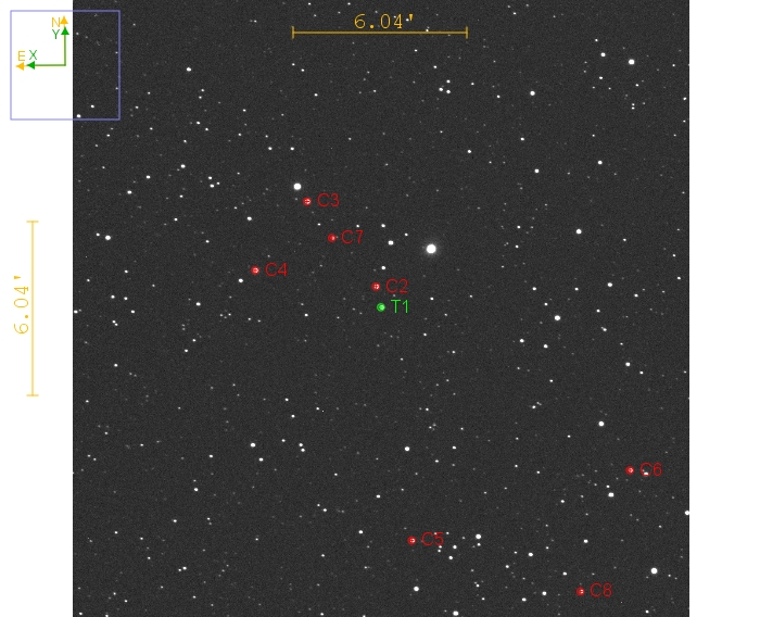 Chart - TrES-1, JD 2461252.76361