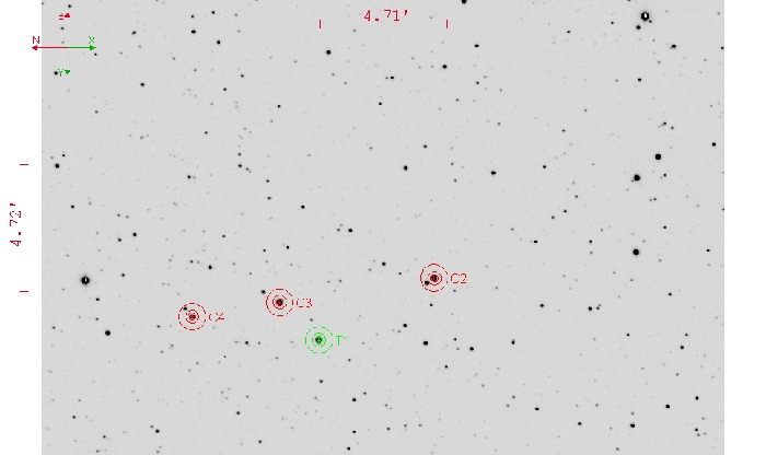 Chart - HAT-P-7, JD 2461255.35461