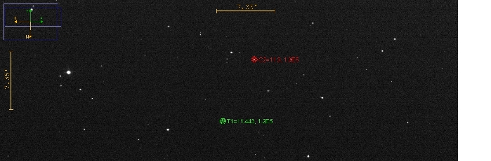 Chart - V0547 Dra, JD 2461256.28441
