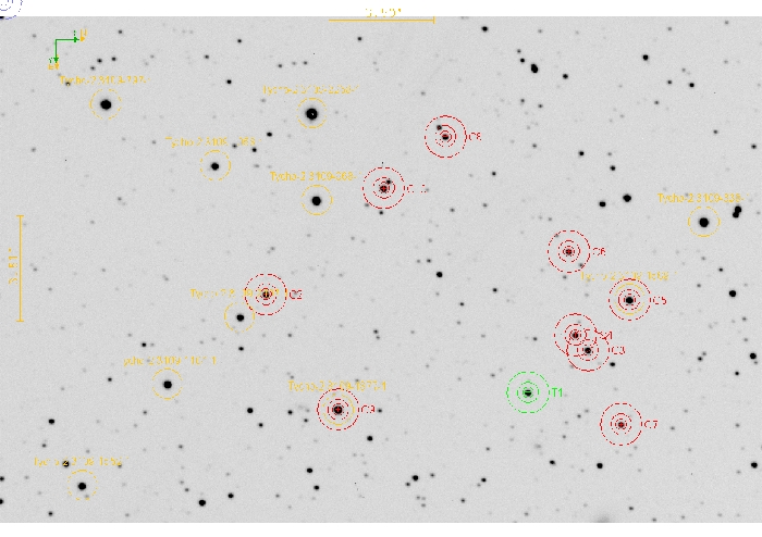 Chart - WASP-153, JD 2461267.33279