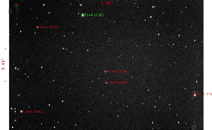 Chart - BD+05 4868 A, JD 2461282.42391