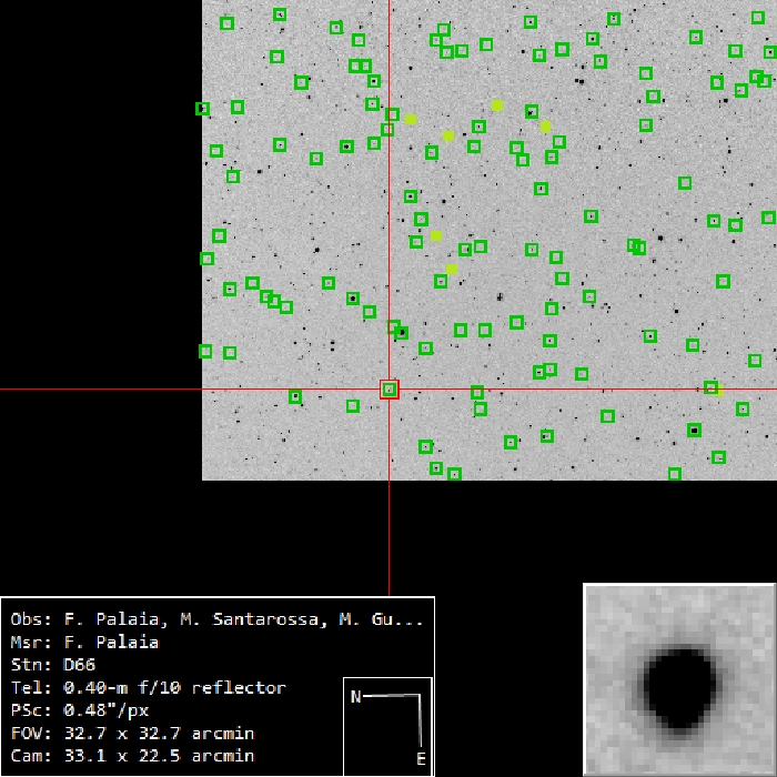 Chart - ASASSN-V J204659.48+314635.3, JD 2461284.50800